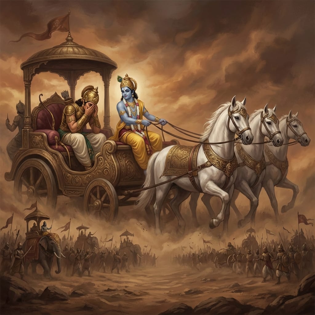 Bhagavad Gita Chapter 1 - Arjuna Vishada Yoga