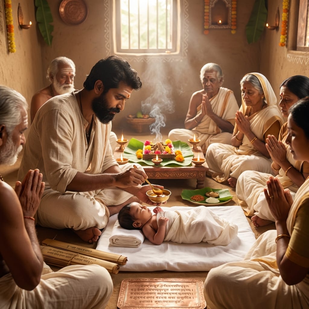 Jatakarma Sanskar - Hindu Birth Ceremony & Newborn Blessing Ritual