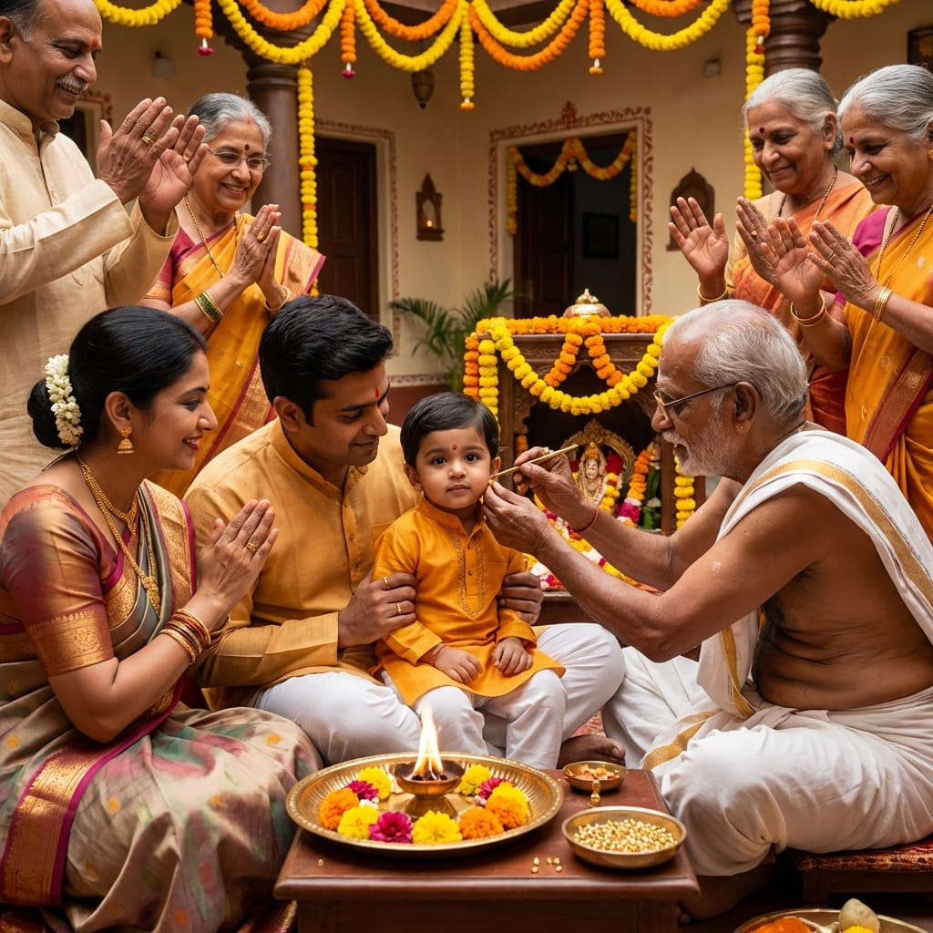 Karnavedha Sanskar - Hindu Ear Piercing Ceremony Complete Guide