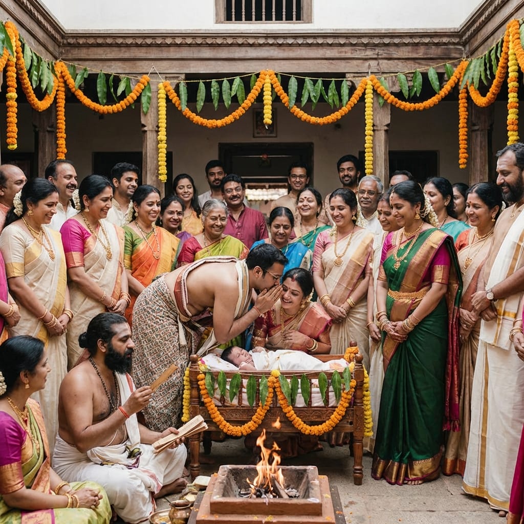 Namakarana Sanskar - Hindu baby naming ceremony Naamkaran Barnamkaran