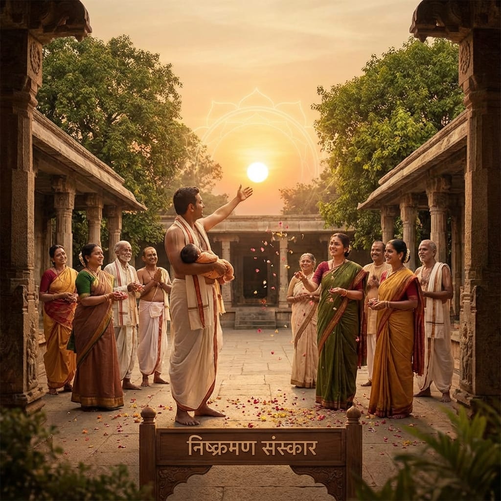 Nishkramana Sanskar - Baby First Outing Ceremony Complete Guide